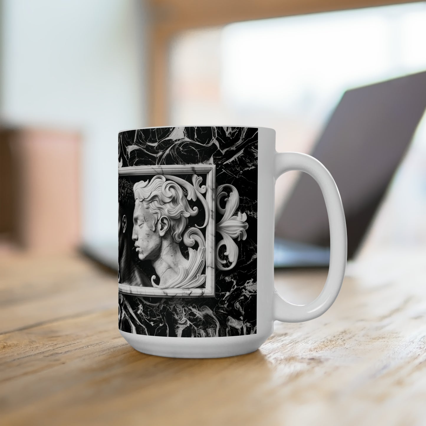 Classic Marble frieze Ceramic Mug 15oz