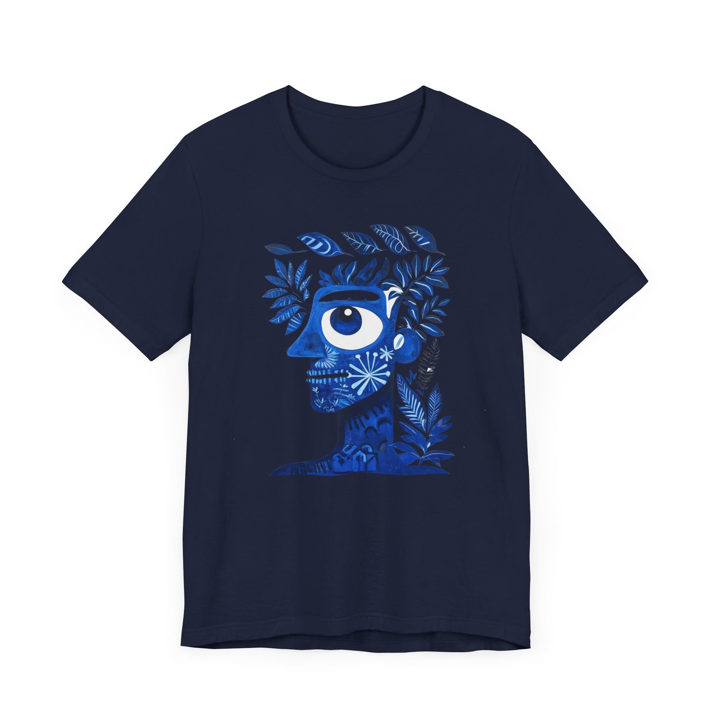 Botanical Face Graphic Tee | Nature Lover Shirt, Eco-Friendly Gift, Art-Inspired Apparel, Boho Style Wear, Casual Summer Top