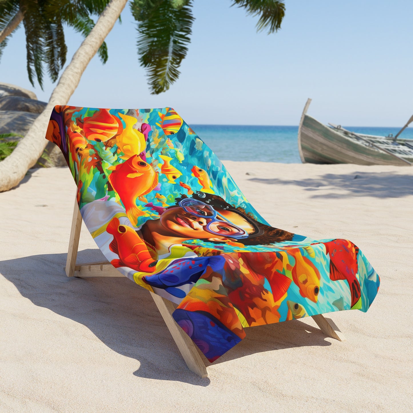 Aquatic Bliss Beach Towel