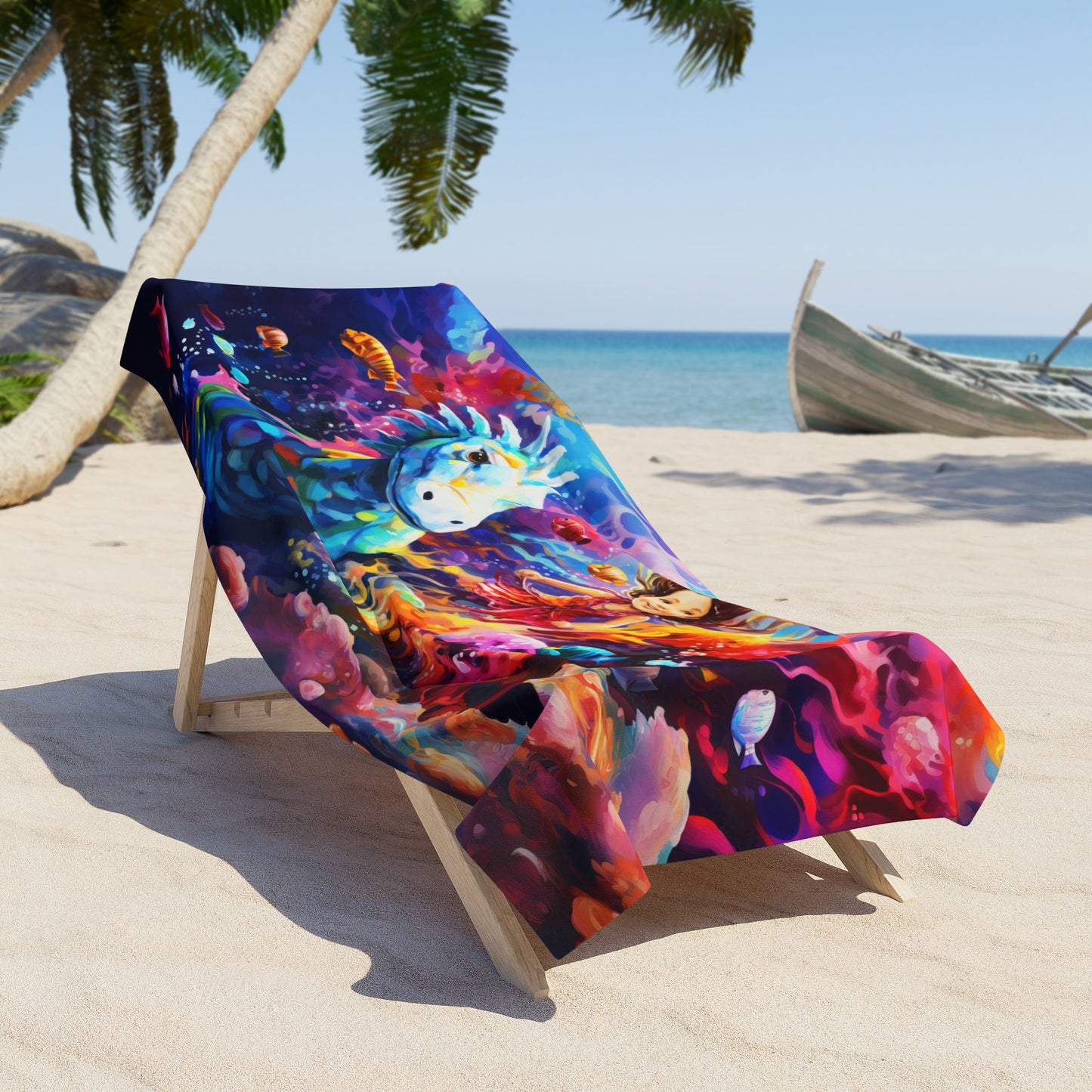 Aqua Wonders Beach Towel