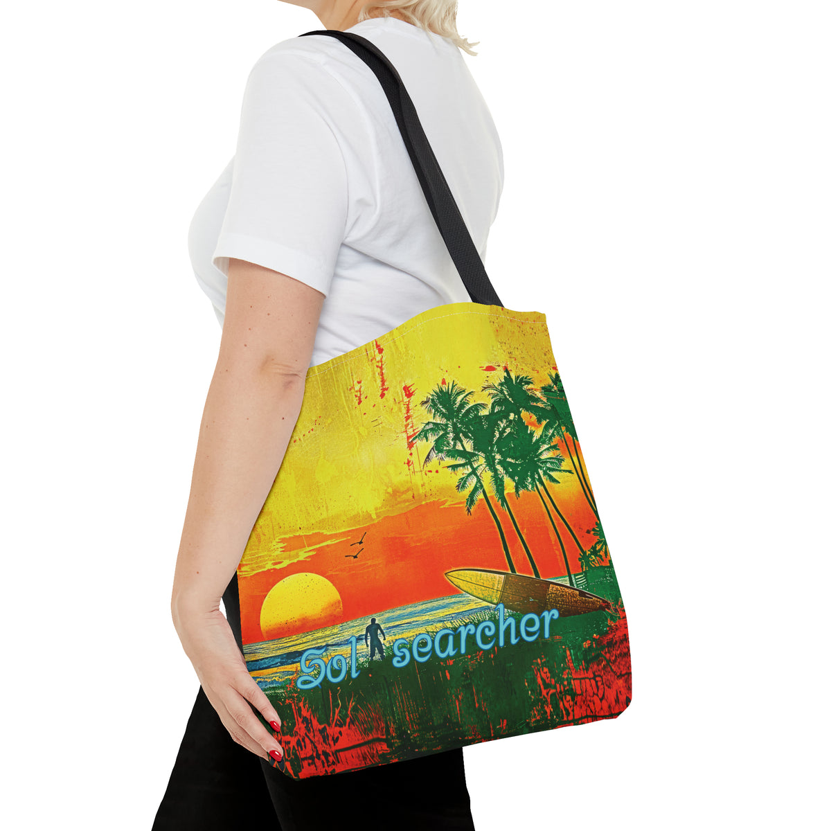 Sol searcher sunset Tote Bag in 3 sizes