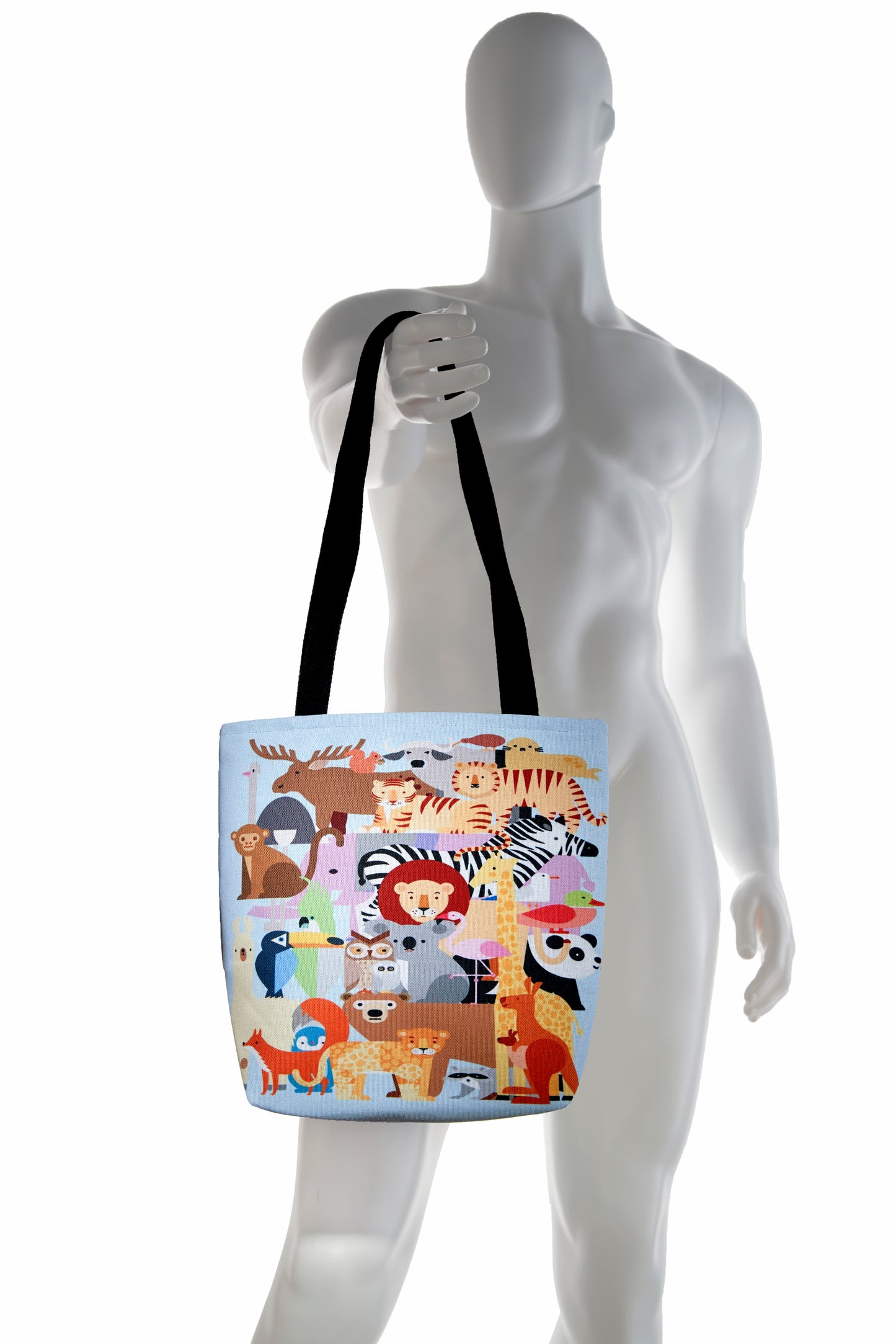 Animal collage Tote Bag