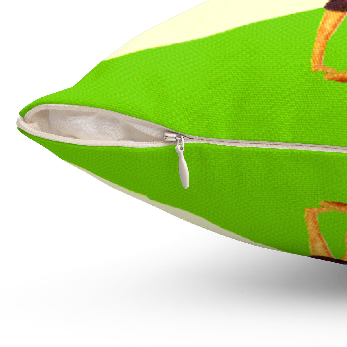 Swim Club Square Pillow