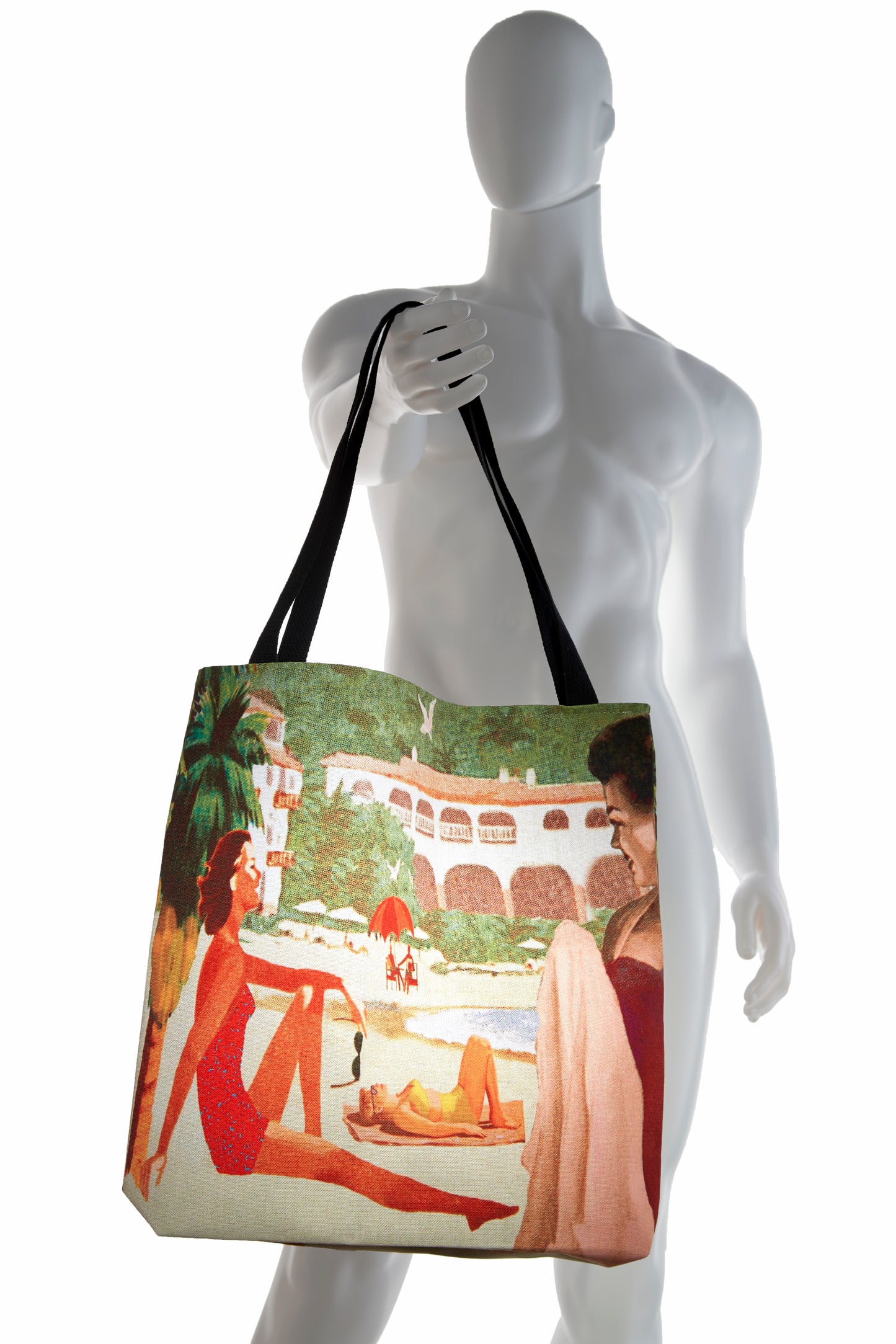 Vintage beach Tote Bag