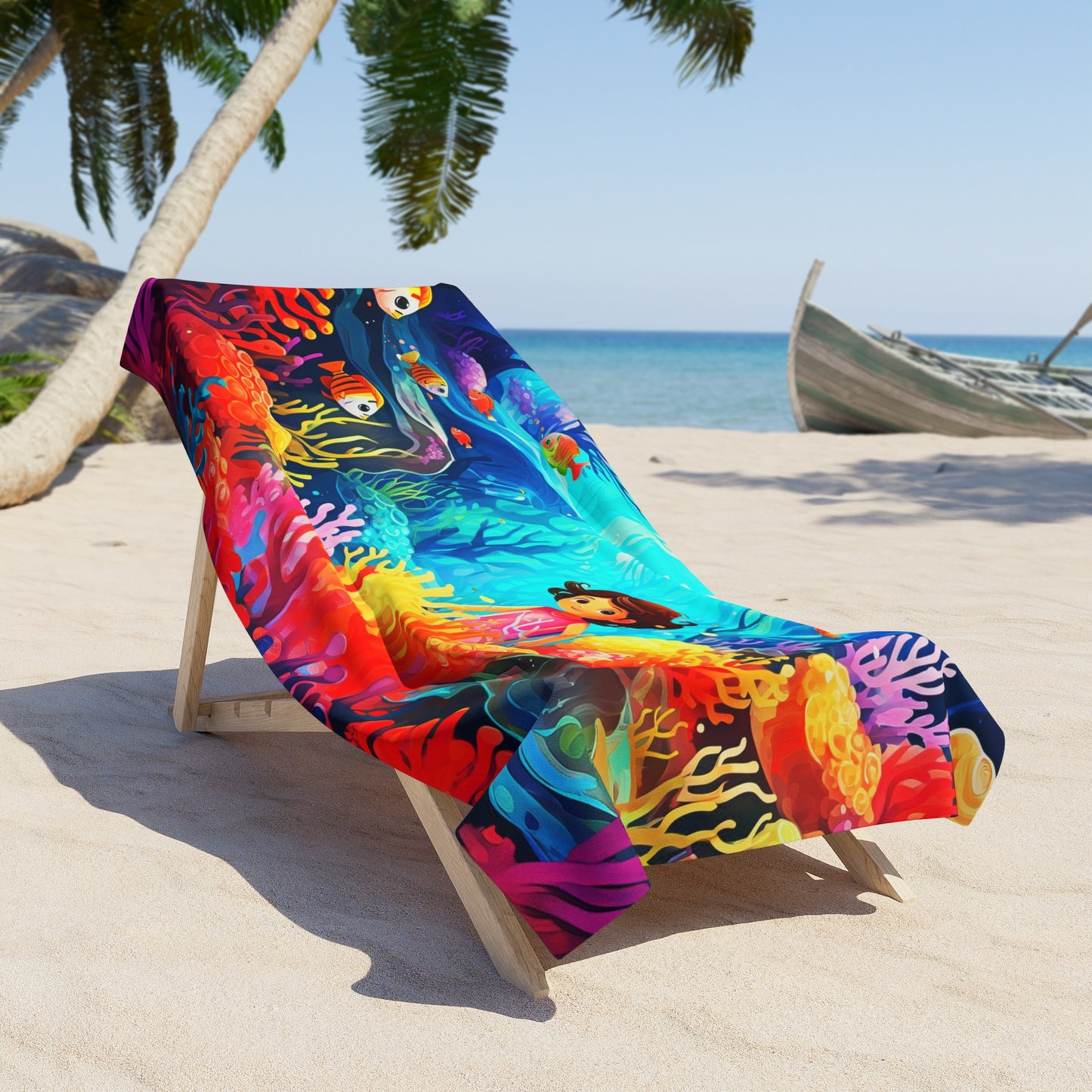 Reef dream Beach Towel