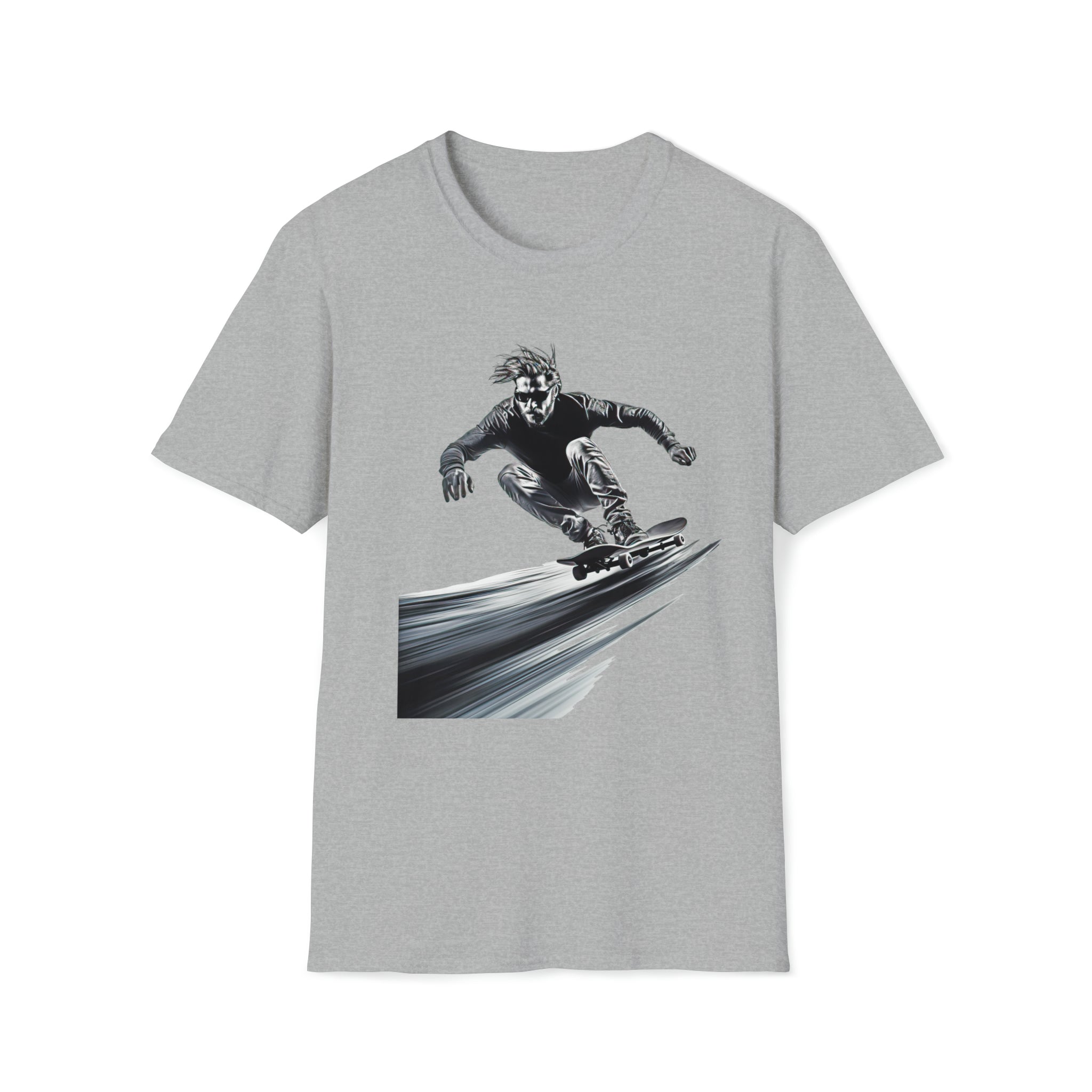 Skateboarder Unisex Softstyle T-Shirt
