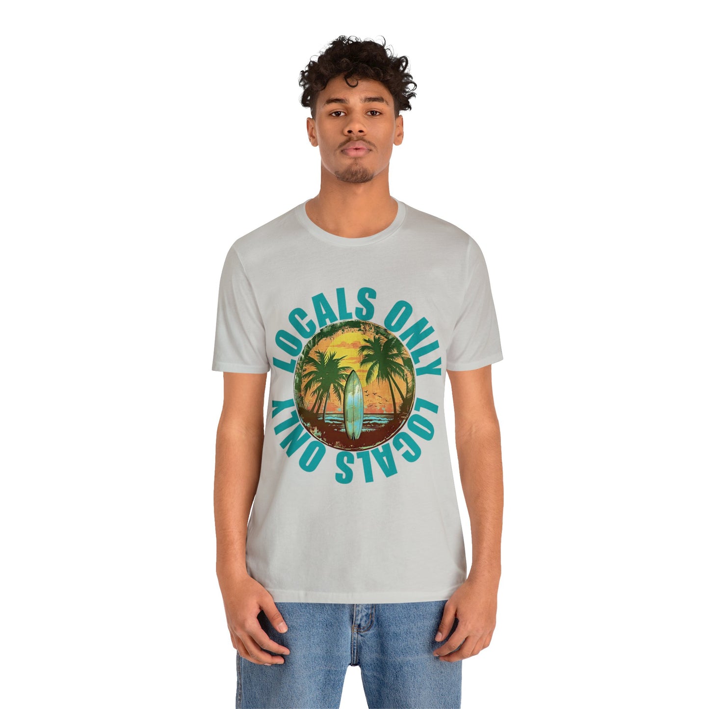 Locals Only stamp Unisex Jersey Short Sleeve Tee