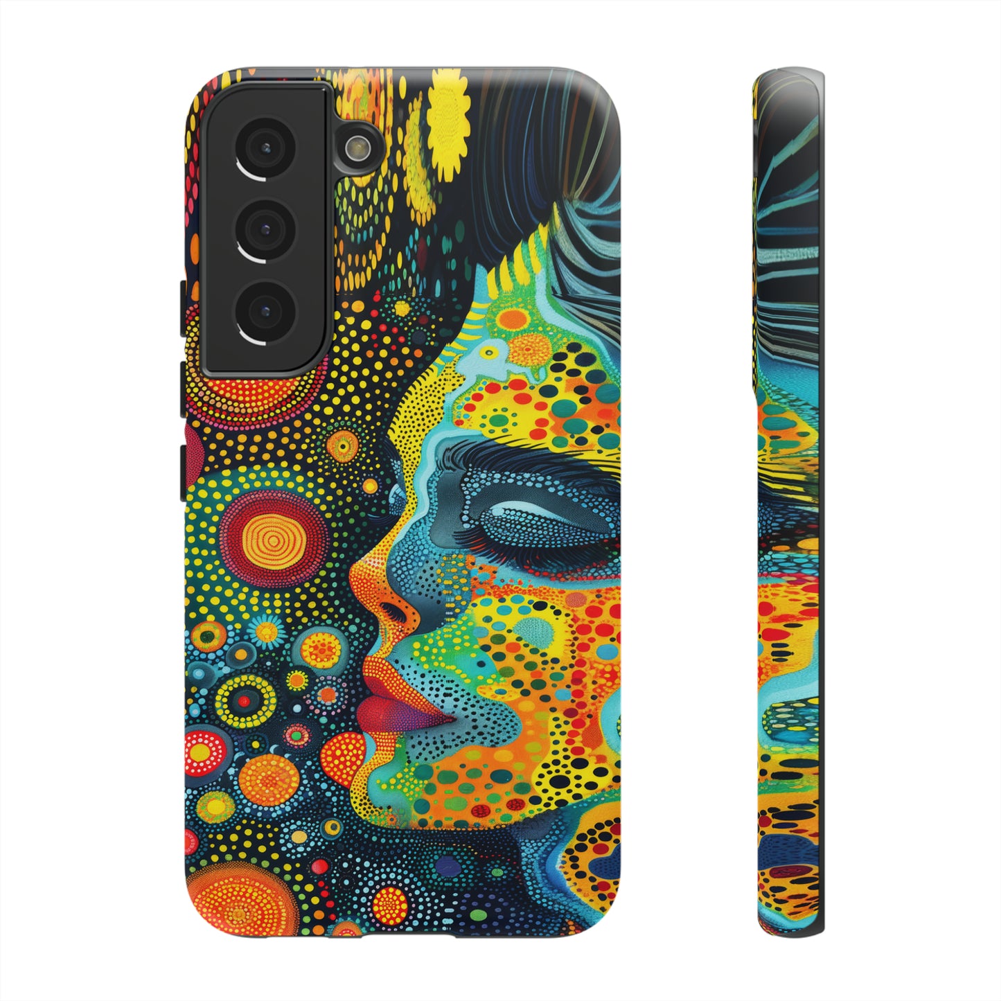 Phone Case, rainbow girl, Artistic design, Tough Case, Colorful whimsical rainbow fantasy design, iPhone 15, 14, 13, 12, 11, Samsung, Pixel