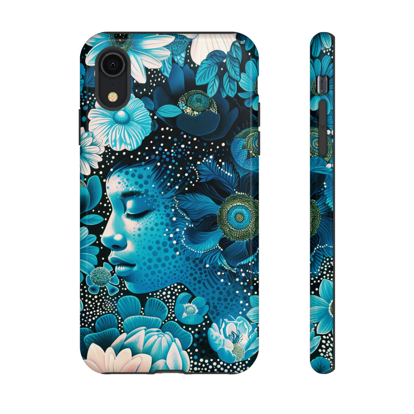 Girl in blue Tough Cases
