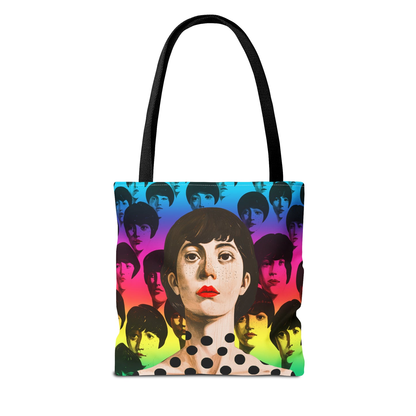 Stand out rainbow Tote Bag in 3 sizes