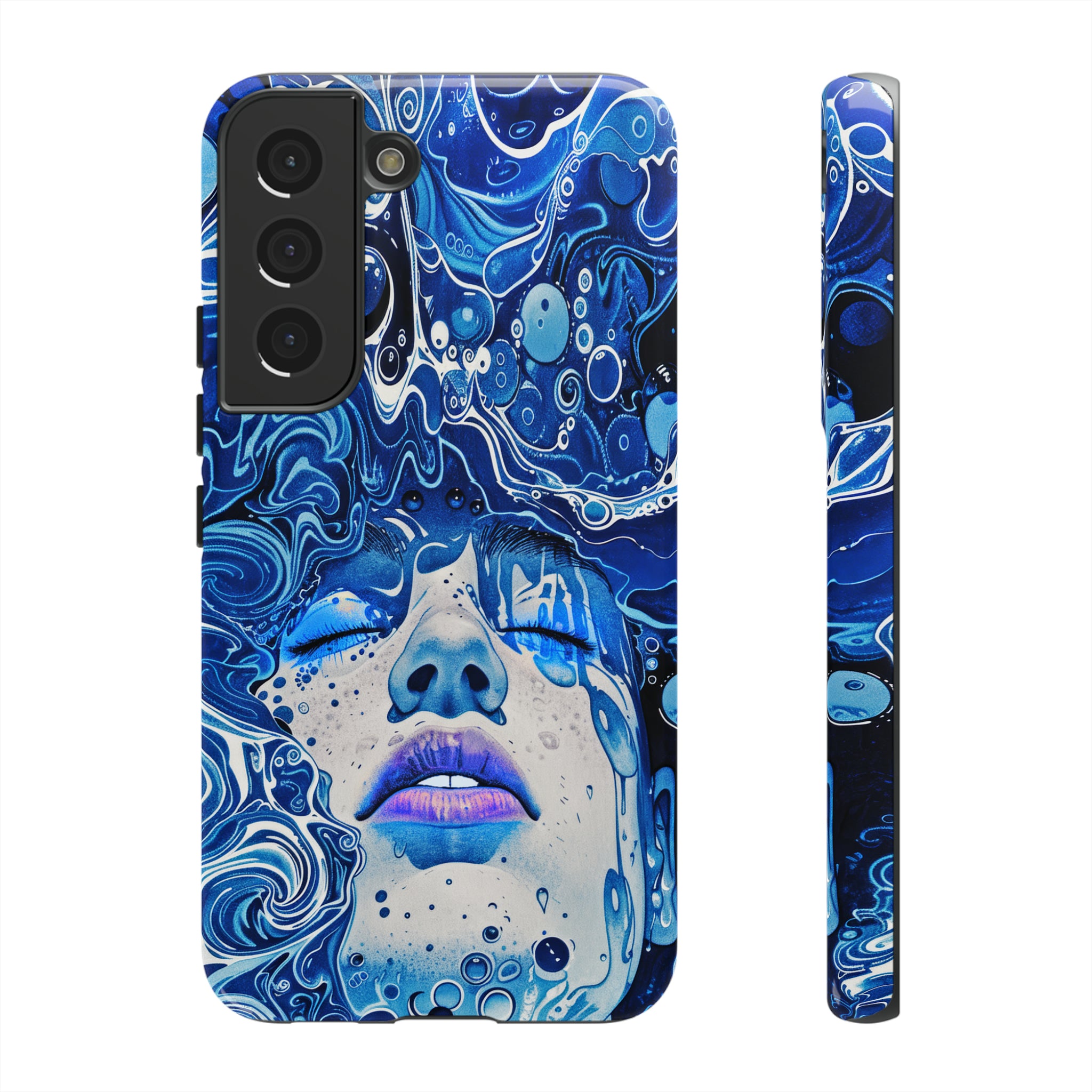 Phone Case, underwater design, Artistic design, Tough Case, Colorful whimsical water fantasy design, iPhone 15, 14, 13, 12, 11, Samsung, Pixel