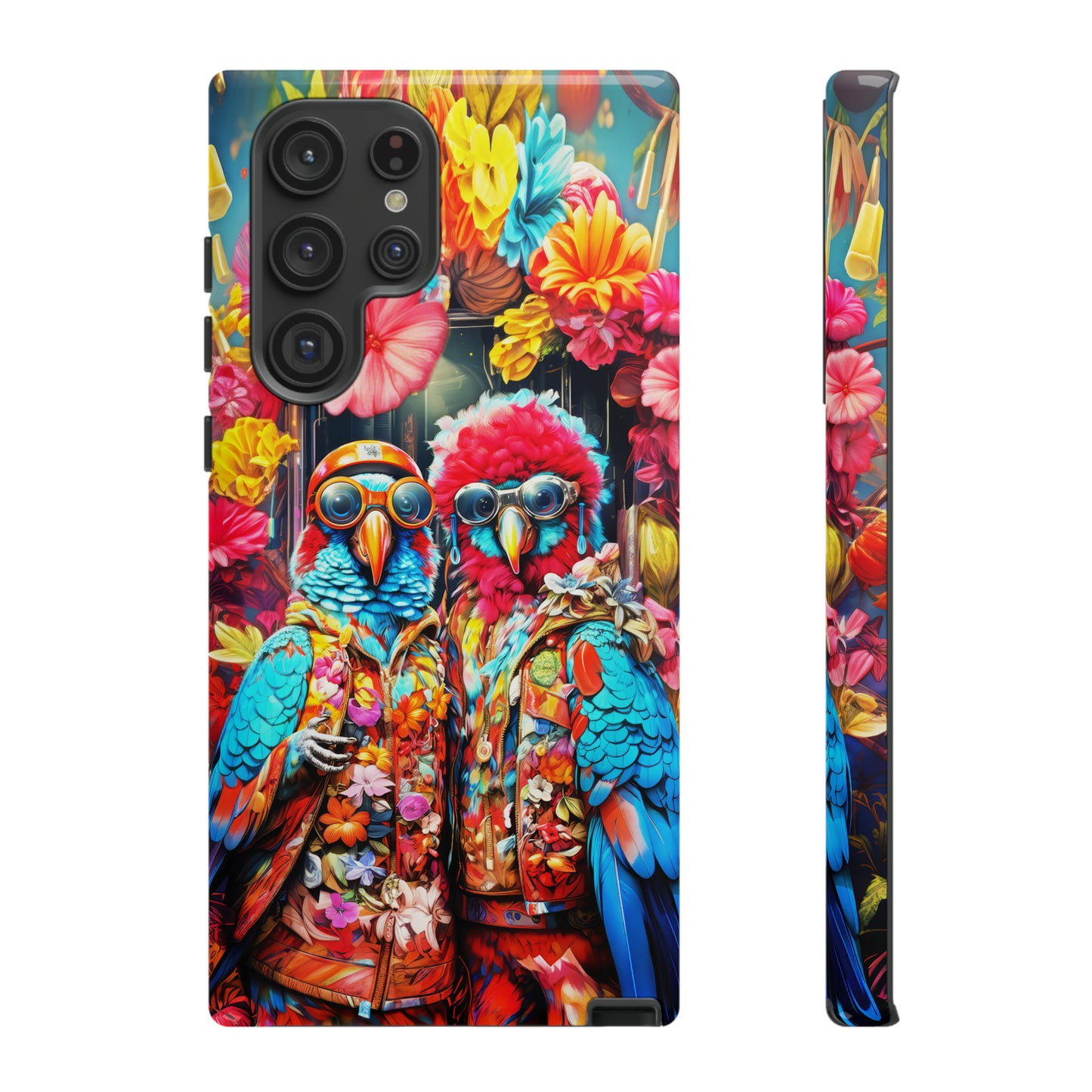 Two hipster parrots Tough Cases