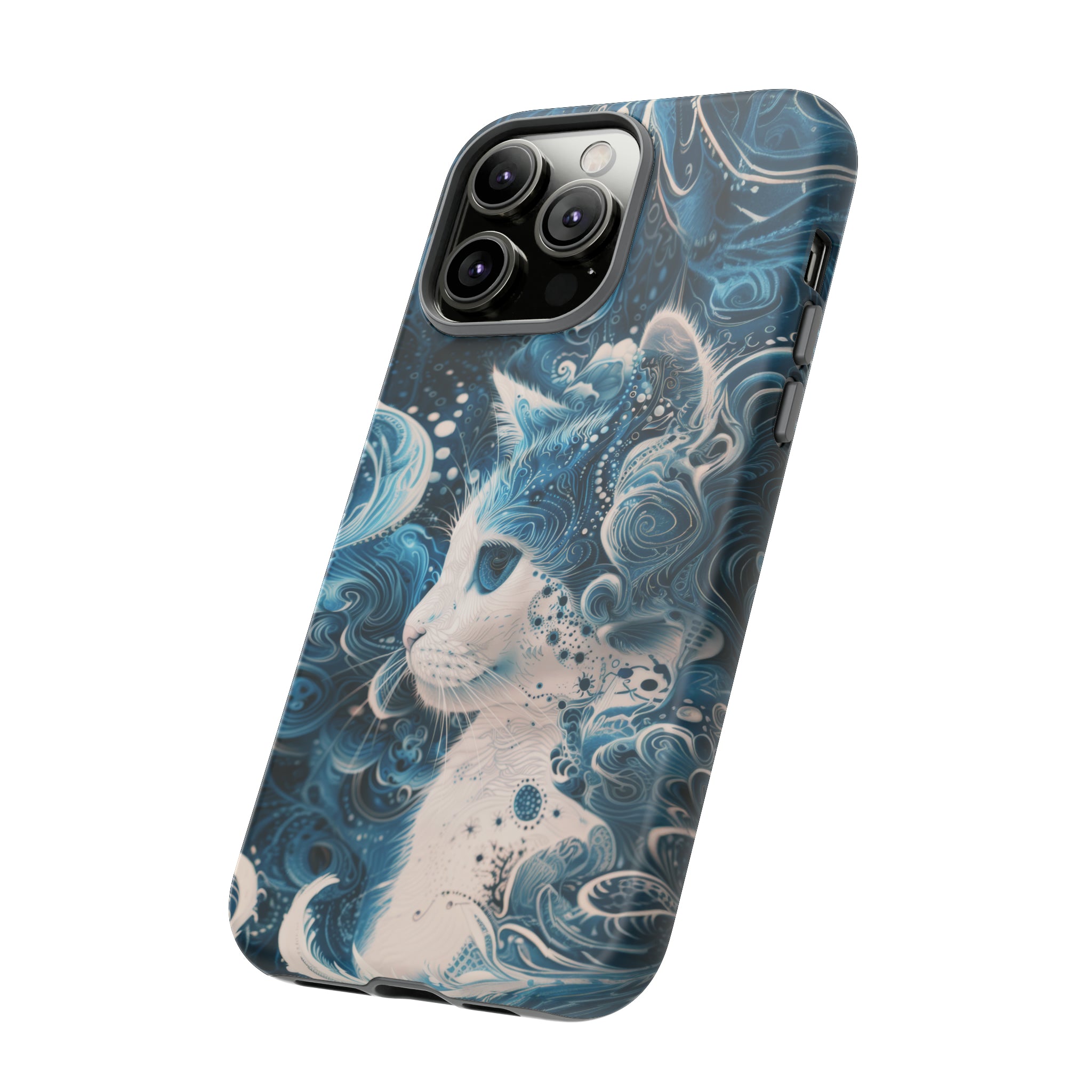 Aqua cat Tough Cases