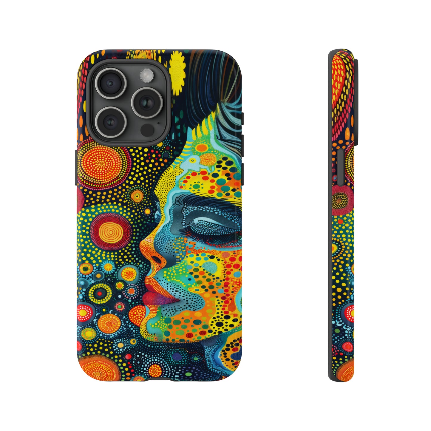 Phone Case, rainbow girl, Artistic design, Tough Case, Colorful whimsical rainbow fantasy design, iPhone 15, 14, 13, 12, 11, Samsung, Pixel