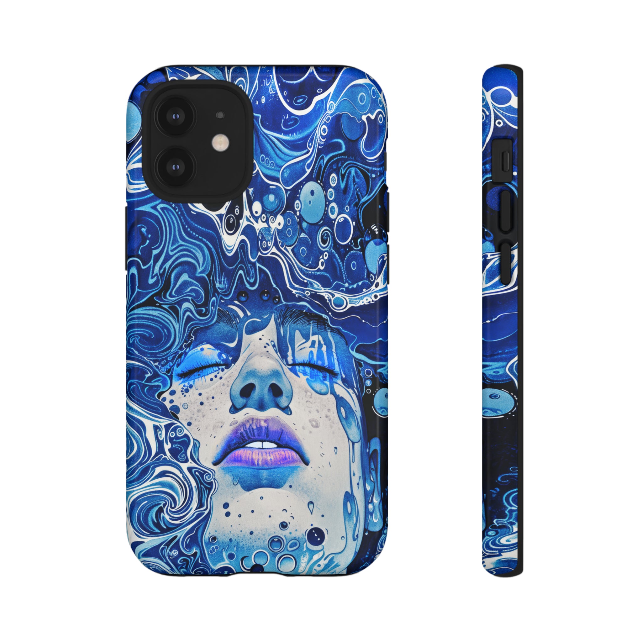 Phone Case, underwater design, Artistic design, Tough Case, Colorful whimsical water fantasy design, iPhone 15, 14, 13, 12, 11, Samsung, Pixel