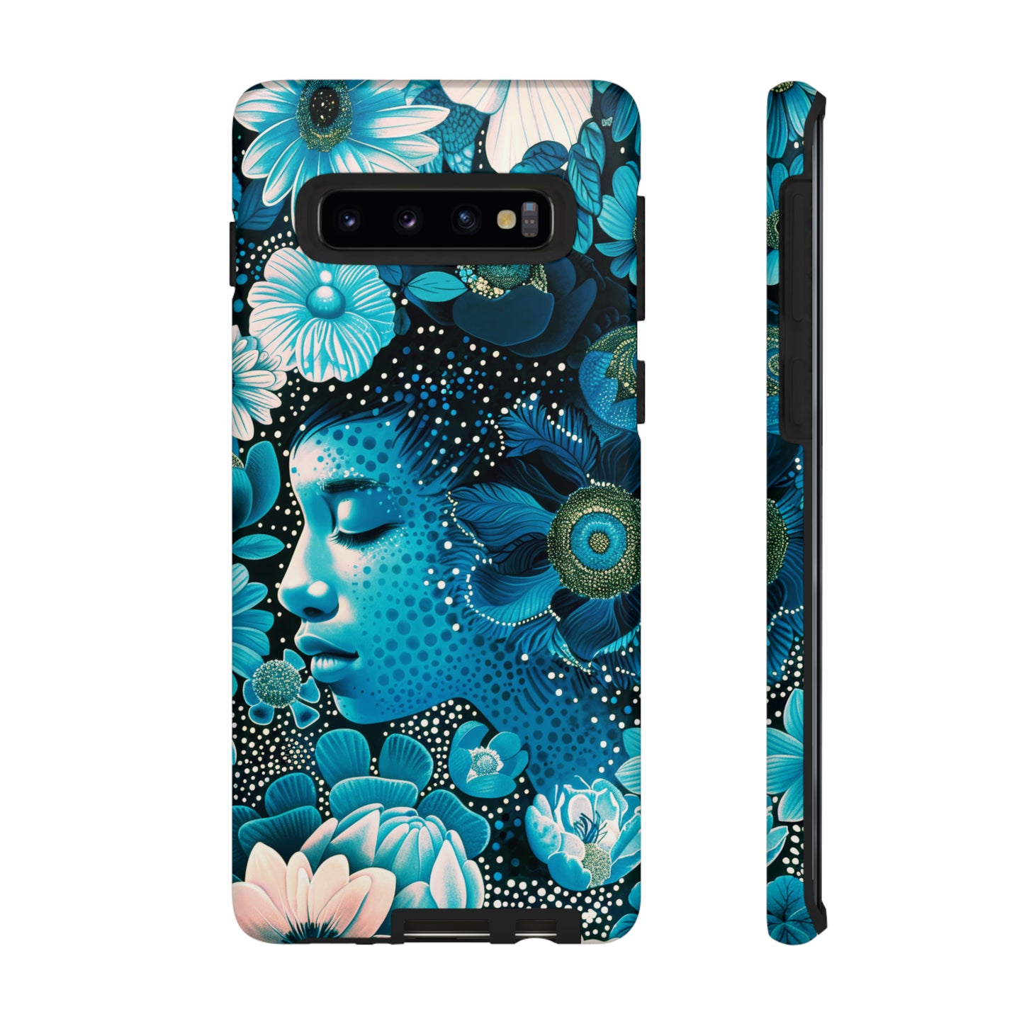 Girl in blue Tough Cases