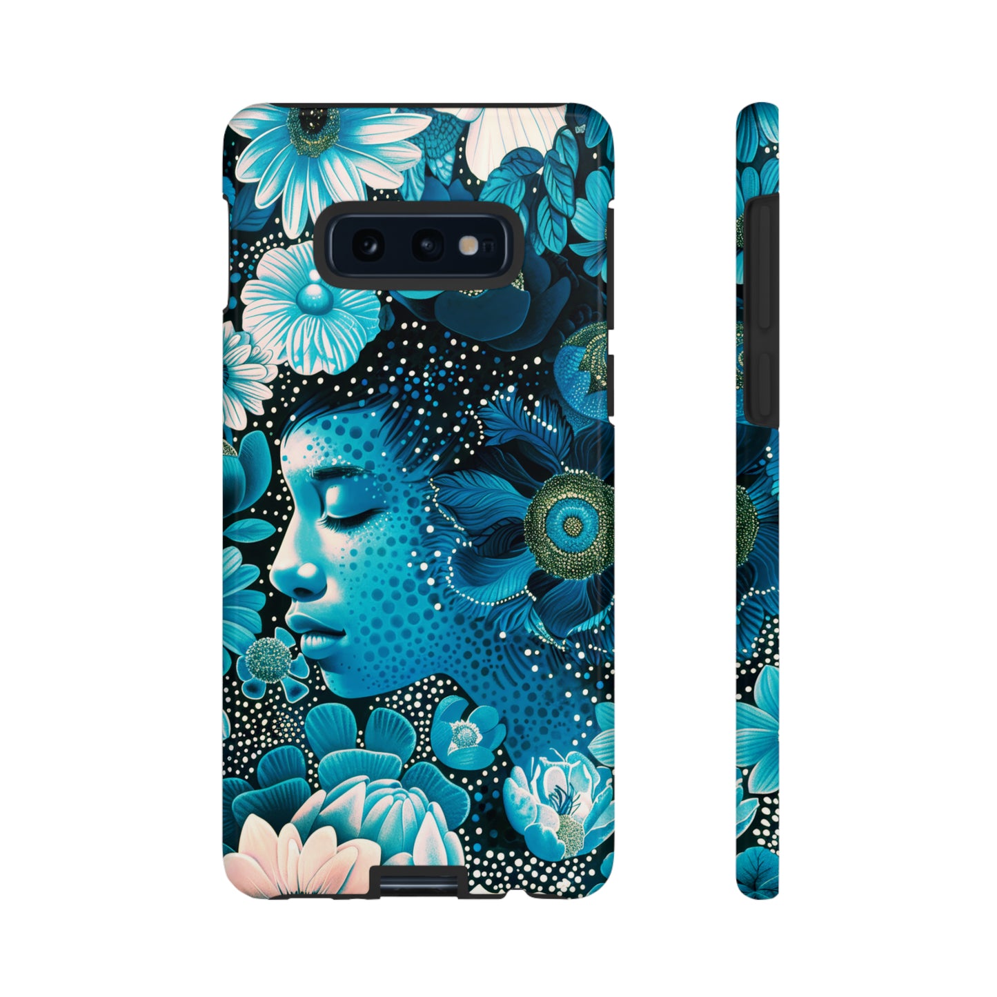 Girl in blue Tough Cases