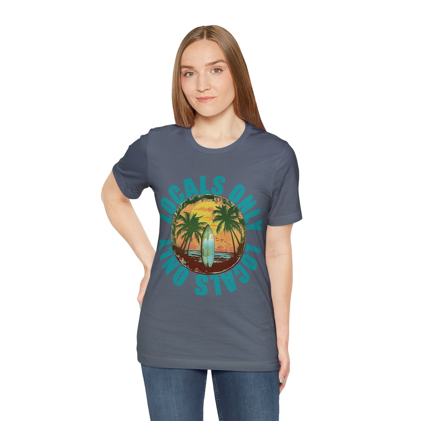 Locals Only stamp Unisex Jersey Short Sleeve Tee