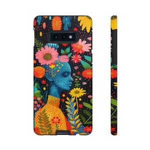 Blue girl Tough Cases