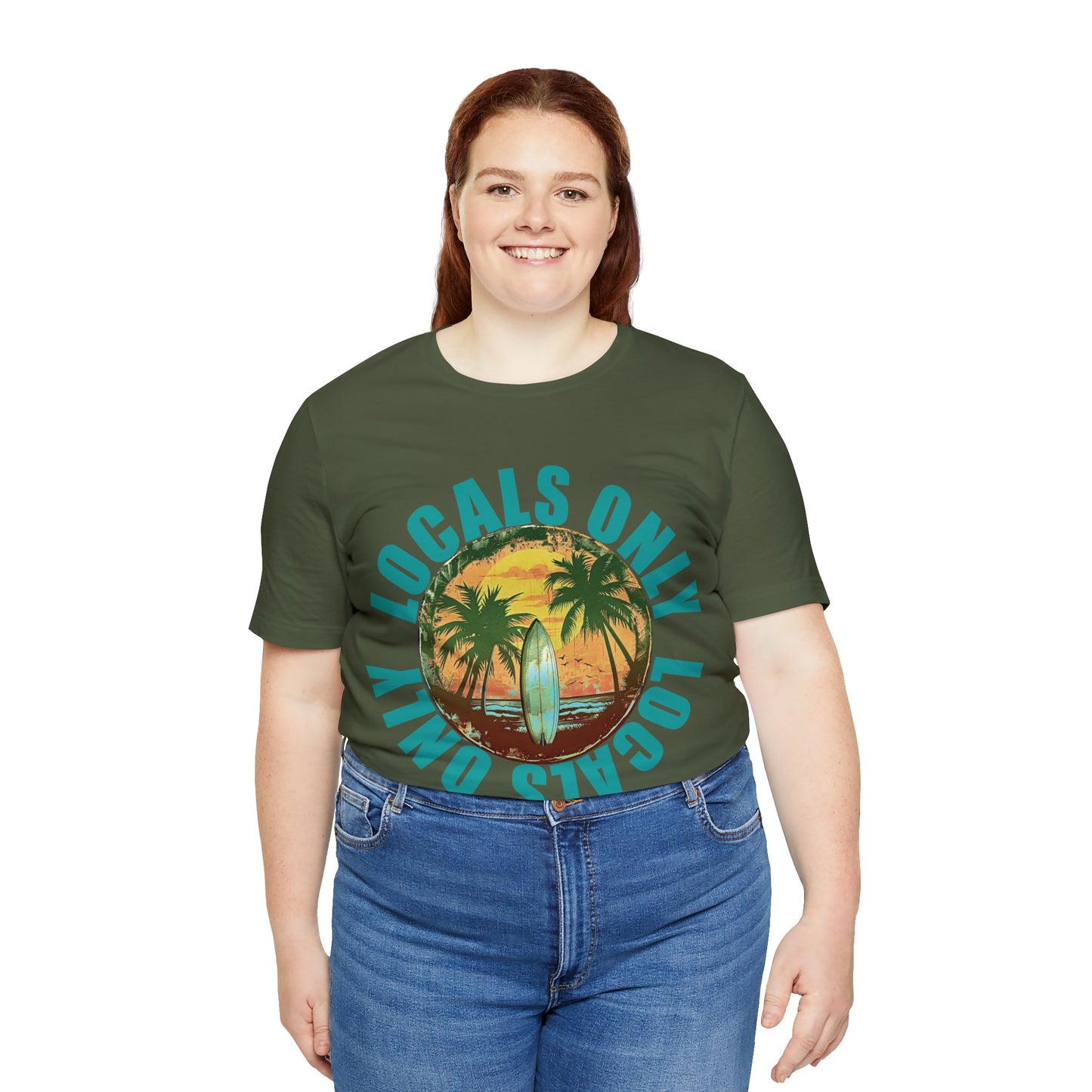 Locals Only stamp Unisex Jersey Short Sleeve Tee
