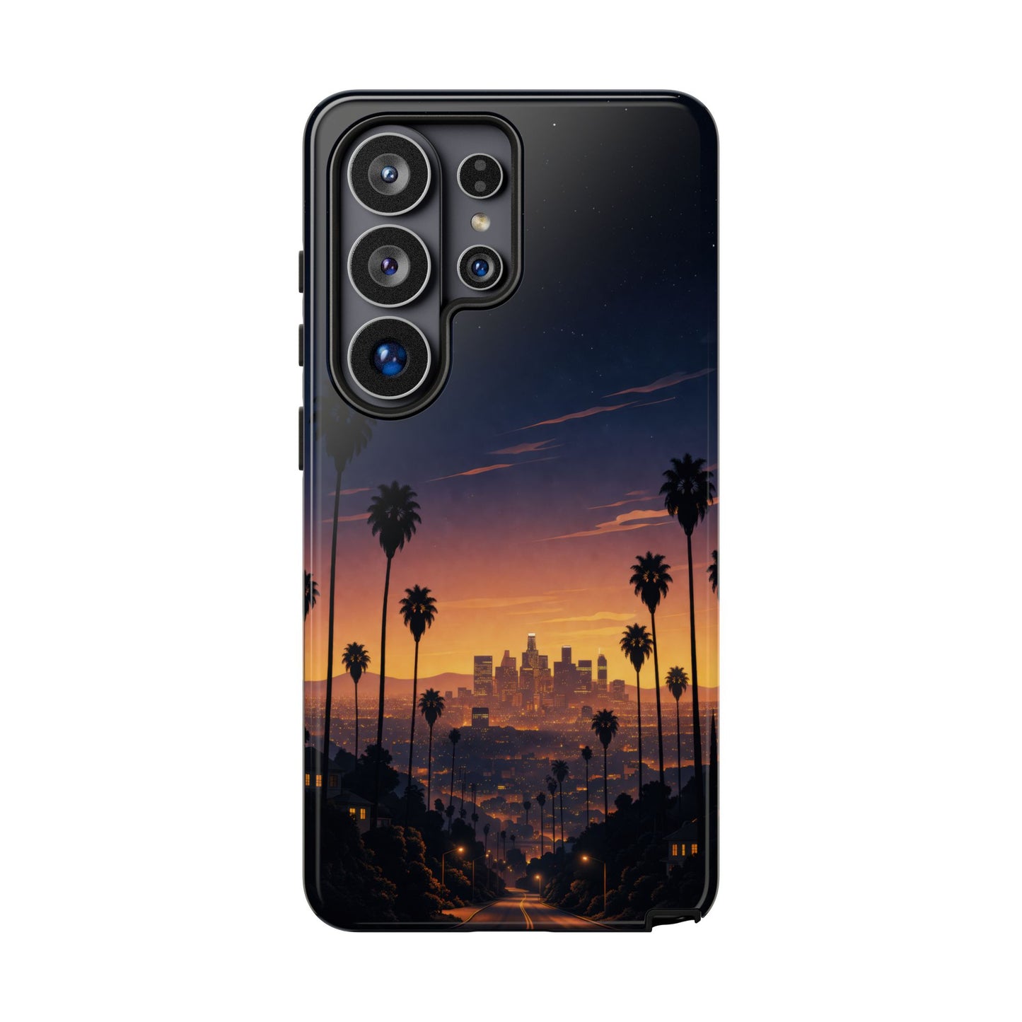 Los Angeles at Sunset Phone Case — Los Angeles Skyline Protective Case