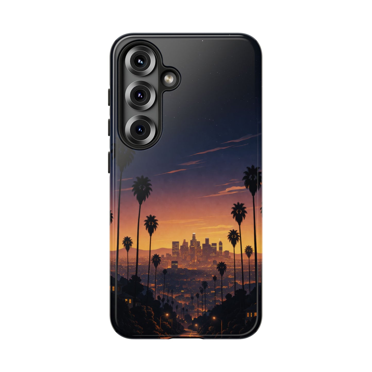Los Angeles at Sunset Phone Case — Los Angeles Skyline Protective Case