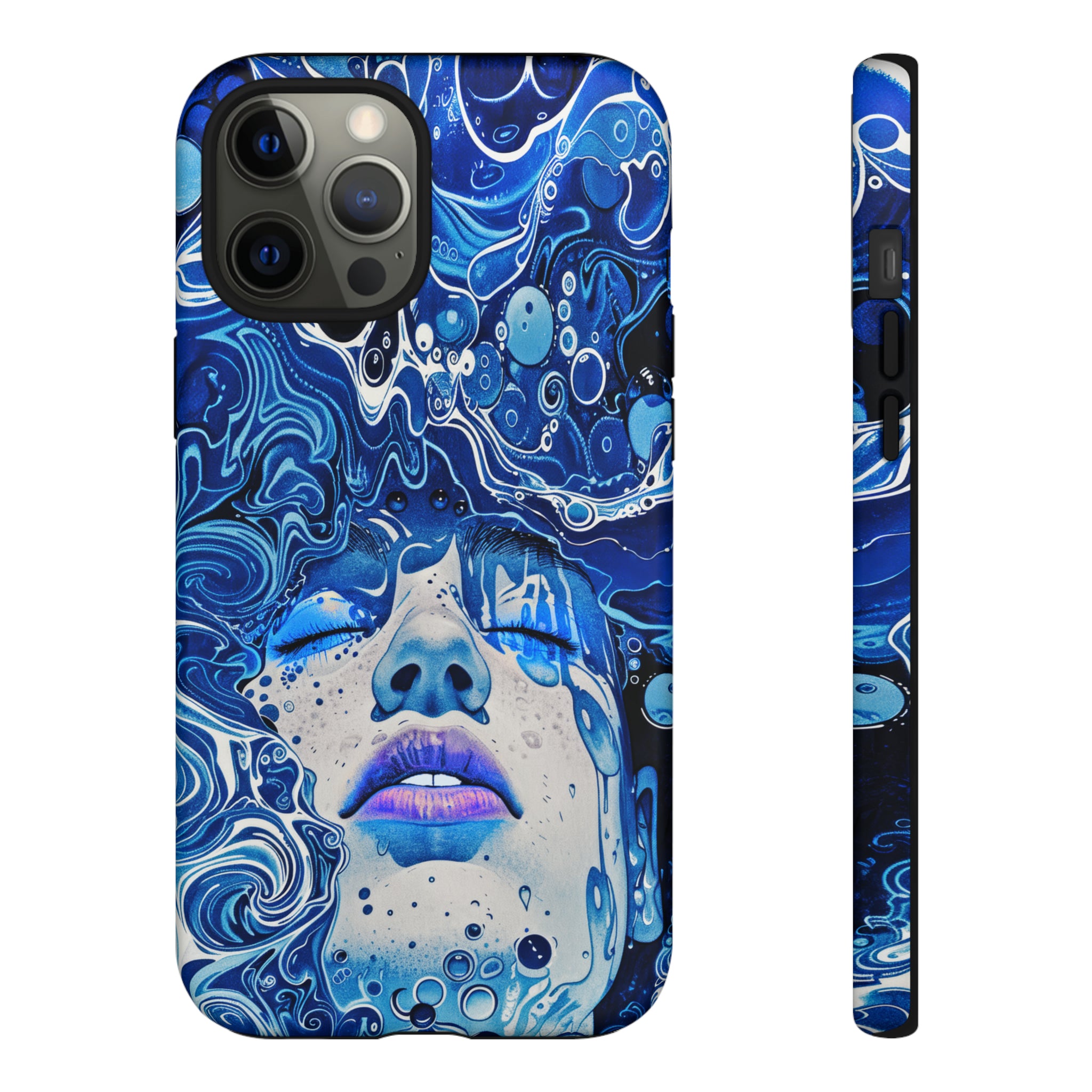 Phone Case, underwater design, Artistic design, Tough Case, Colorful whimsical water fantasy design, iPhone 15, 14, 13, 12, 11, Samsung, Pixel