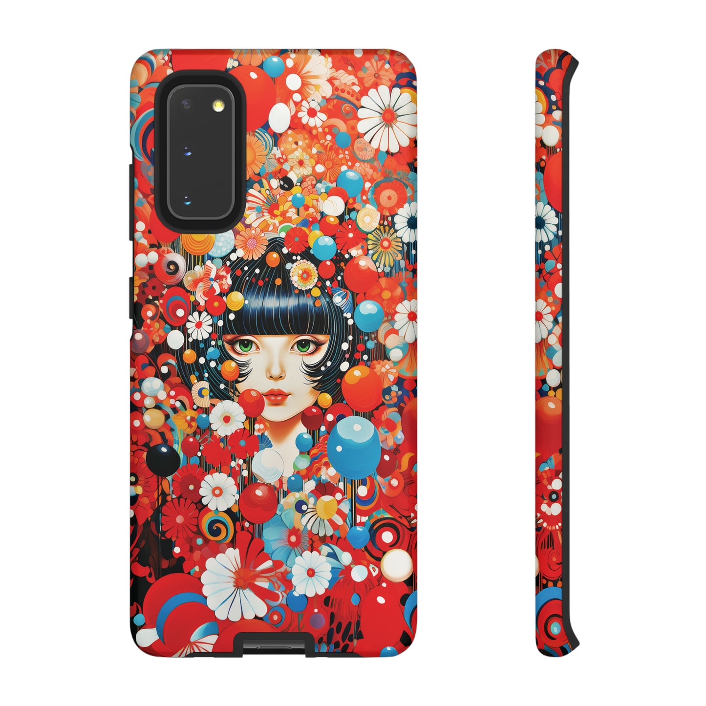 Girl in red blossoms Tough Cases