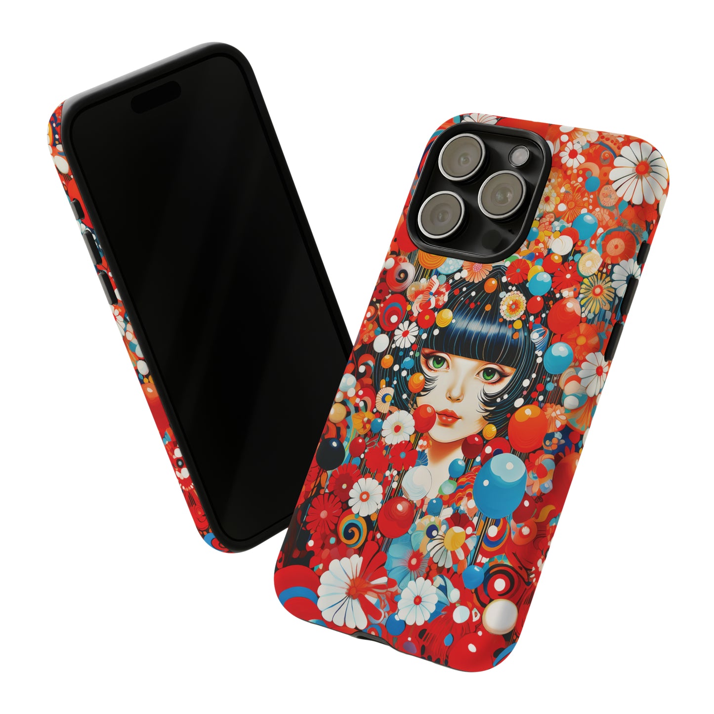 Girl in red blossoms Tough Cases