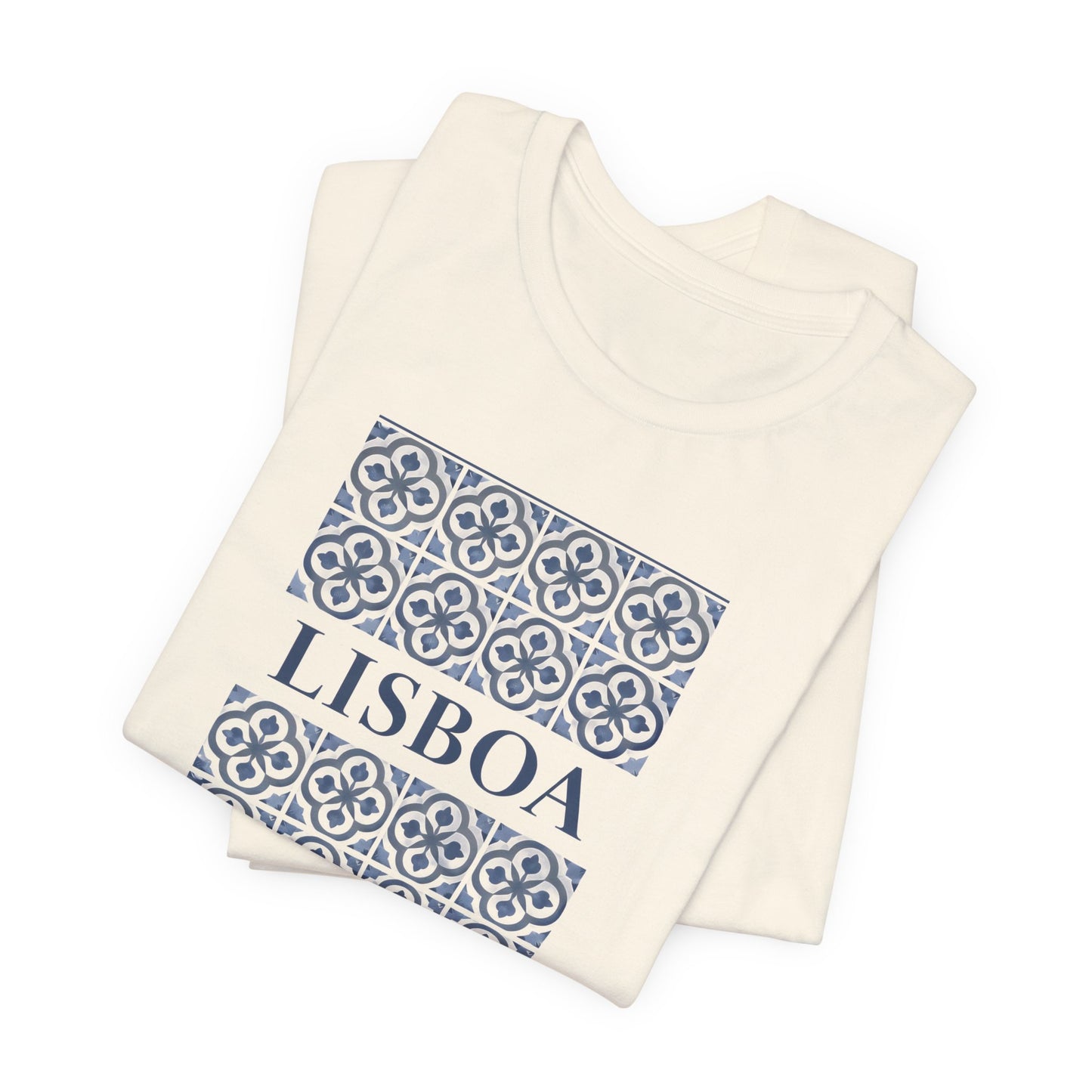 Lisboa Azulejo Tee — Portugal Tile Pattern Unisex T-Shirt