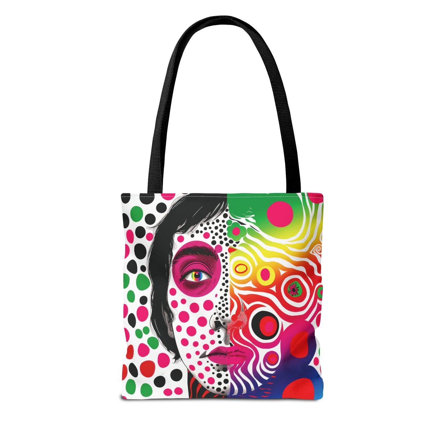 Rainbow disco dreams Tote Bag in 3 sizes