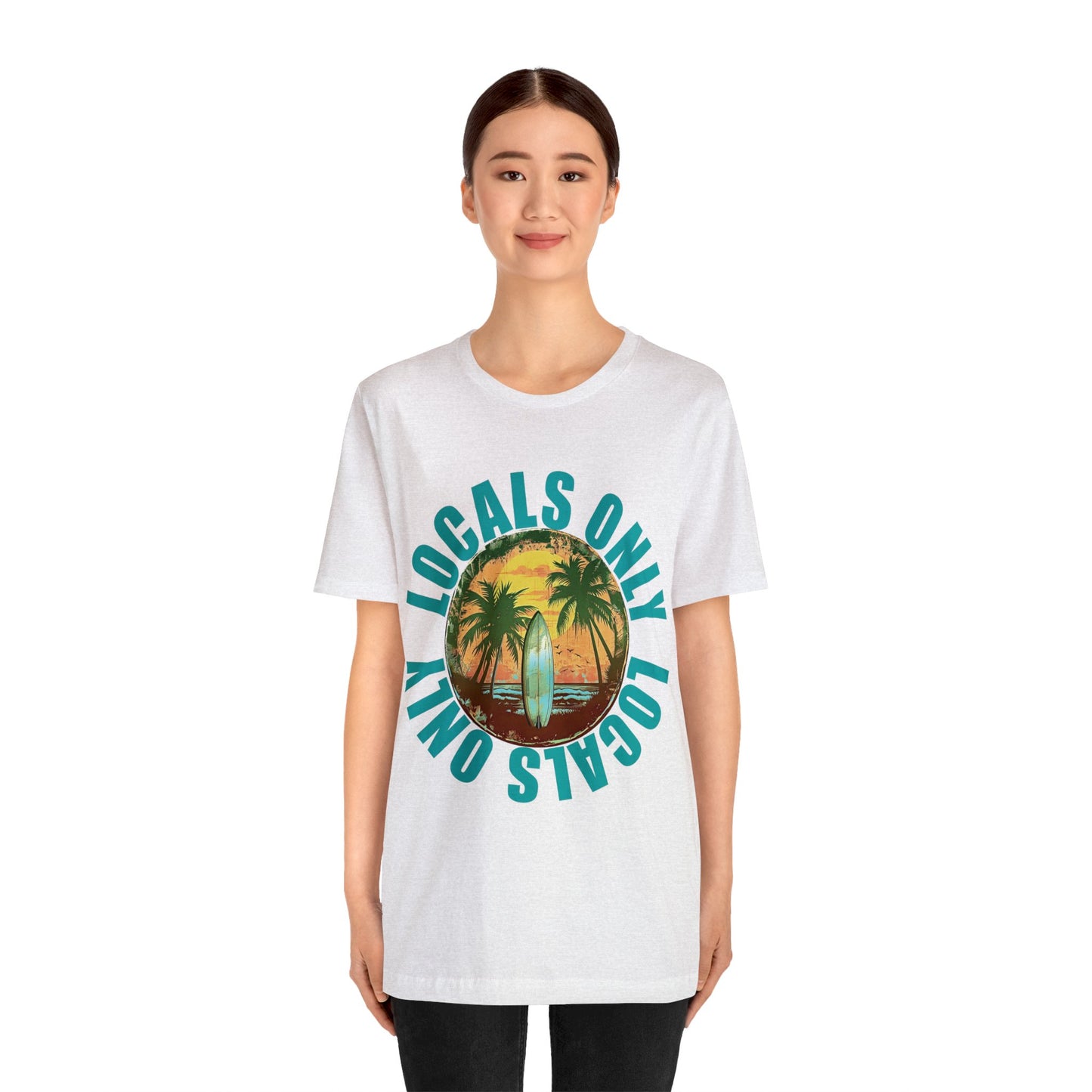 Locals Only stamp Unisex Jersey Short Sleeve Tee