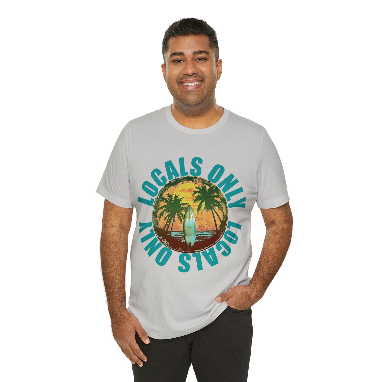Locals Only stamp Unisex Jersey Short Sleeve Tee