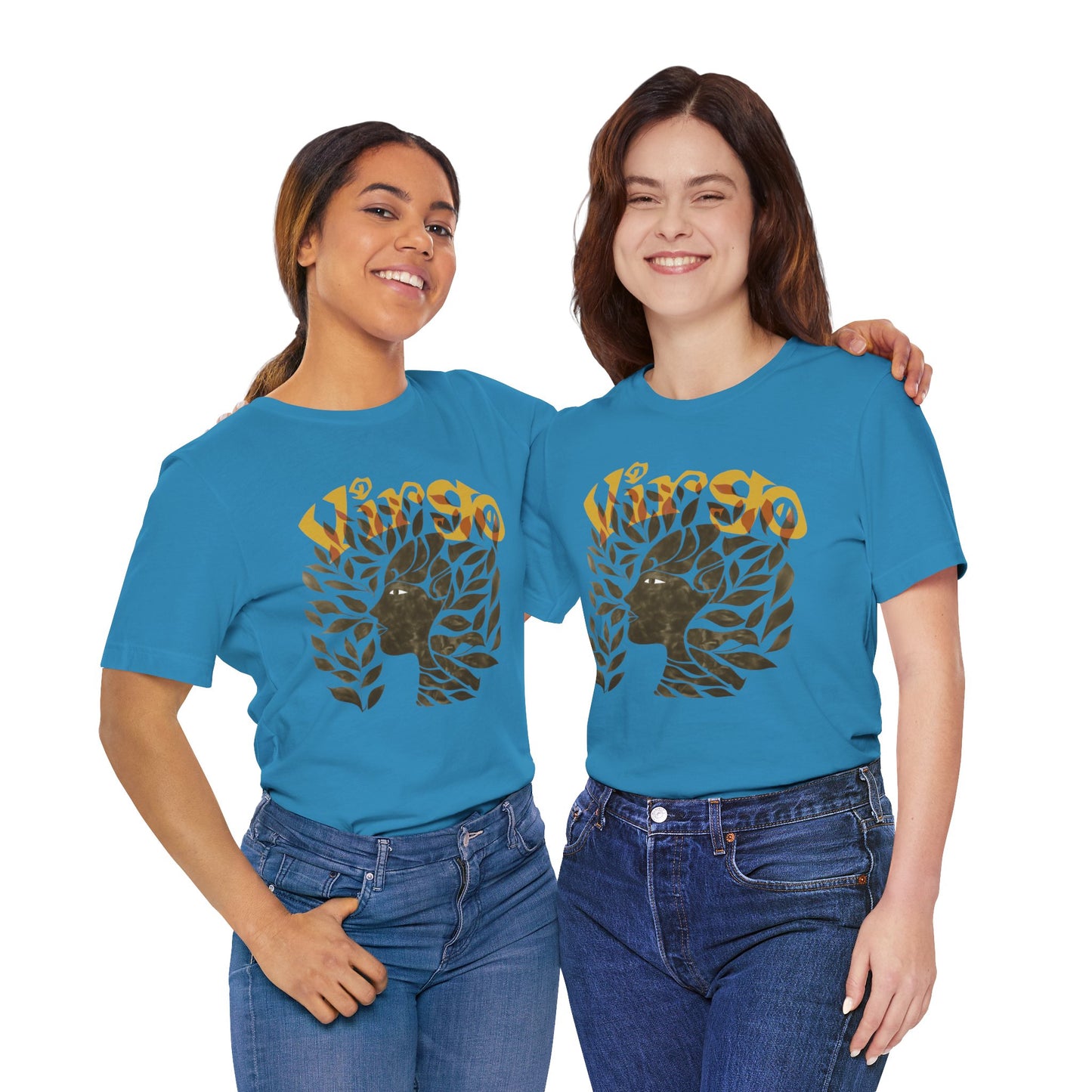 Virgo bronze graphic Unisex Jersey Short Sleeve Tee