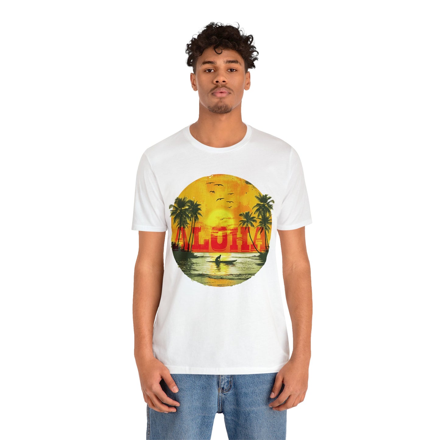 Aloha sunset Unisex Jersey Short Sleeve Tee