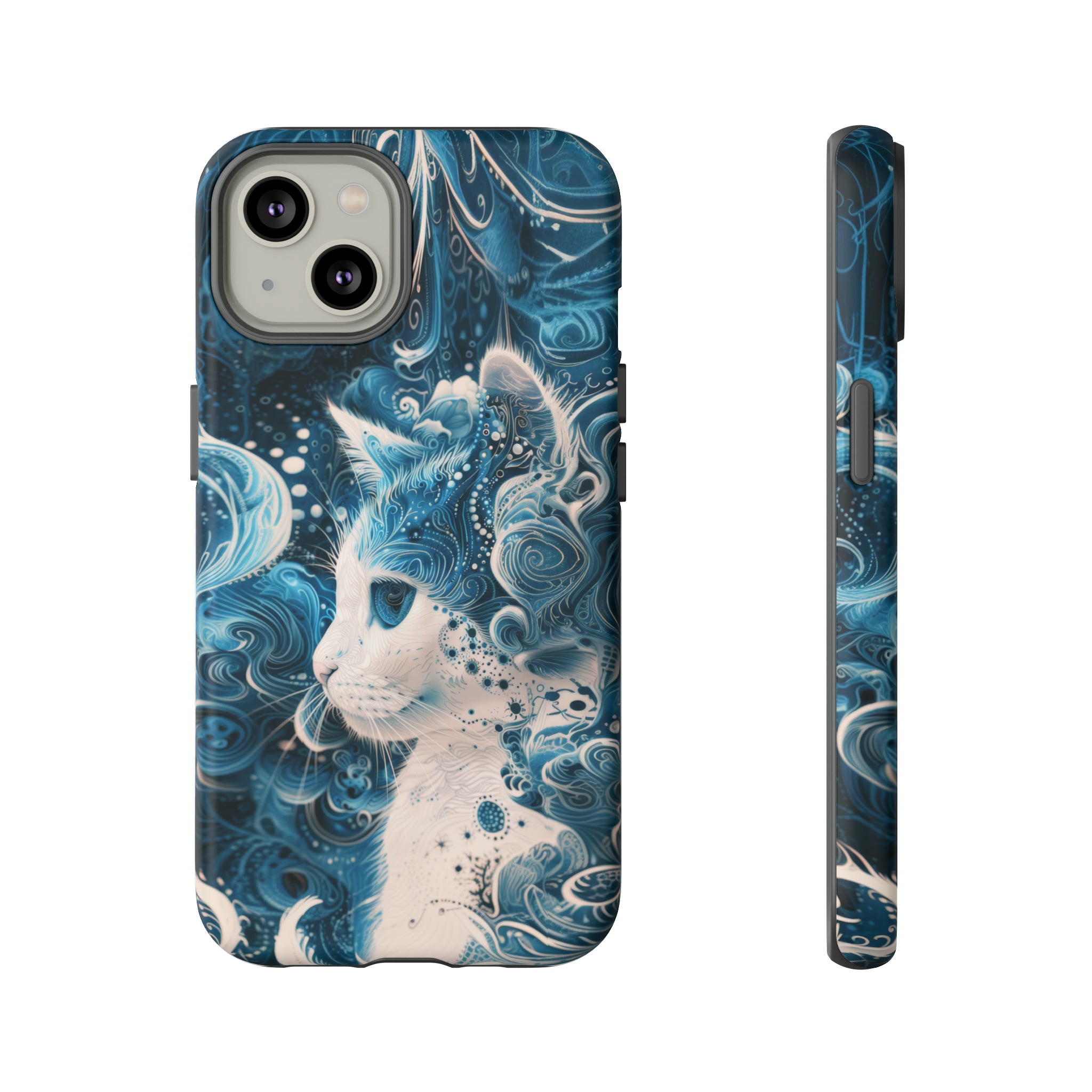 Aqua cat Tough Cases