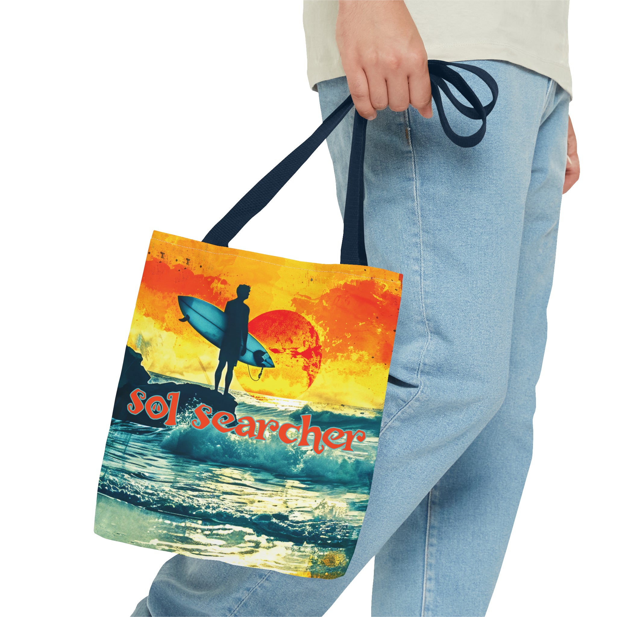 Sol Searcher sunset Tote Bag (AOP)