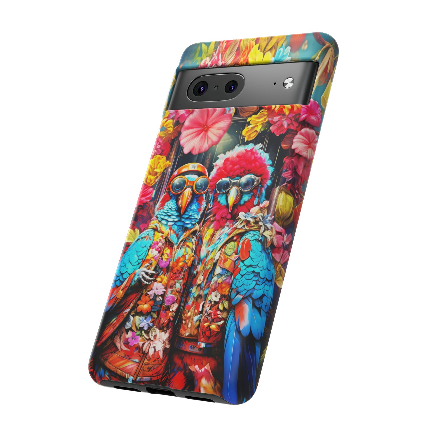 Two hipster parrots Tough Cases