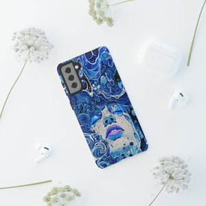 Phone Case, underwater design, Artistic design, Tough Case, Colorful whimsical water fantasy design, iPhone 15, 14, 13, 12, 11, Samsung, Pixel