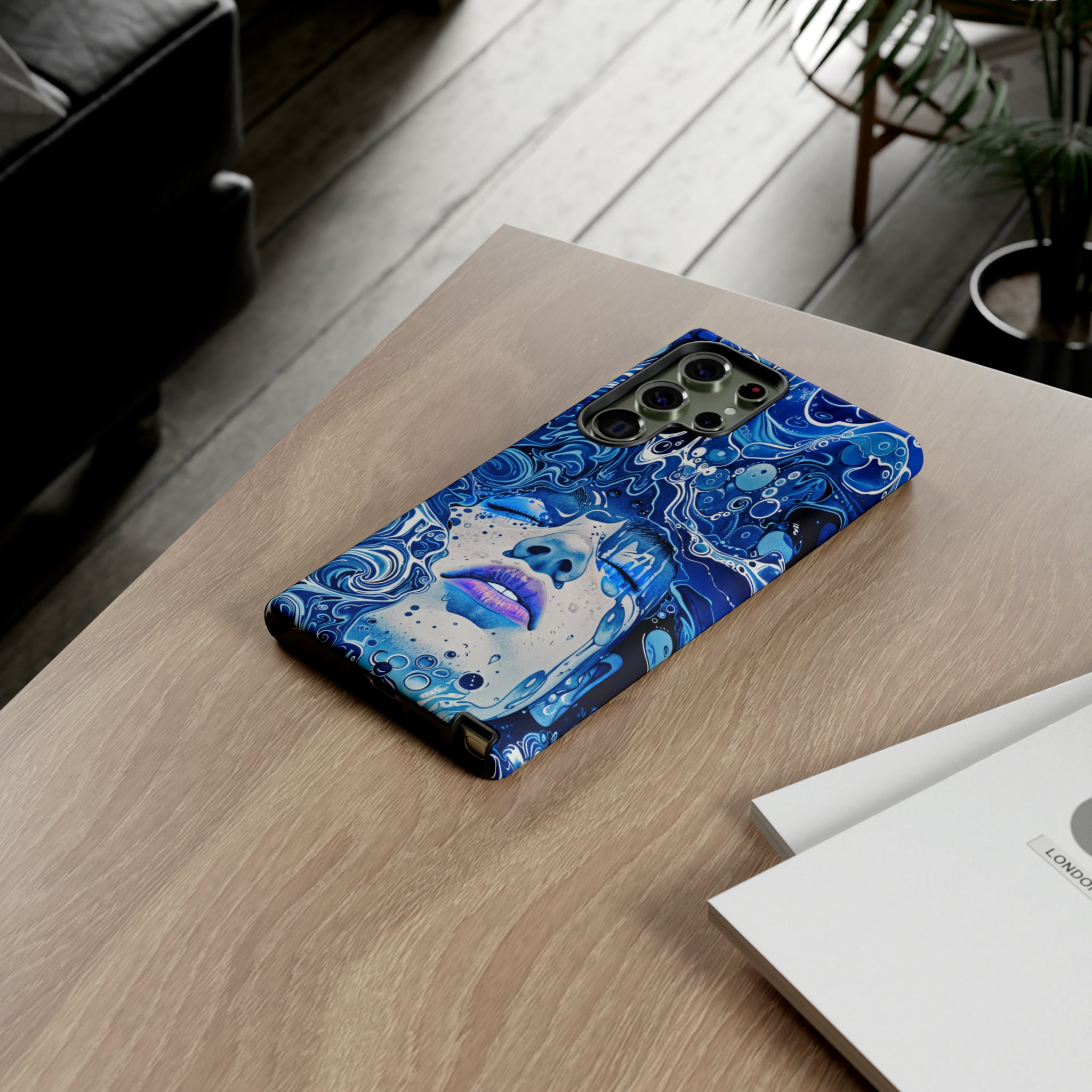 Phone Case, underwater design, Artistic design, Tough Case, Colorful whimsical water fantasy design, iPhone 15, 14, 13, 12, 11, Samsung, Pixel