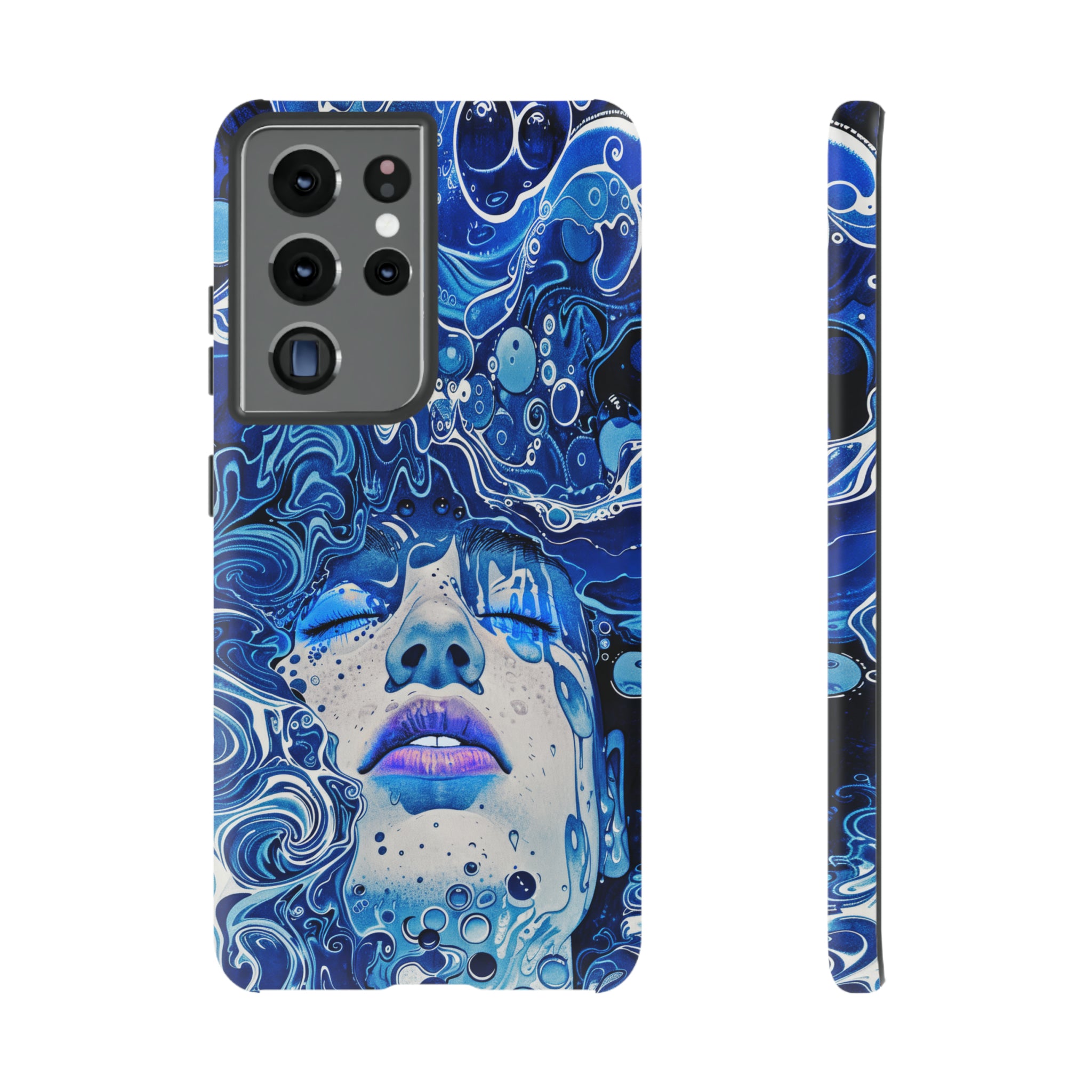Phone Case, underwater design, Artistic design, Tough Case, Colorful whimsical water fantasy design, iPhone 15, 14, 13, 12, 11, Samsung, Pixel