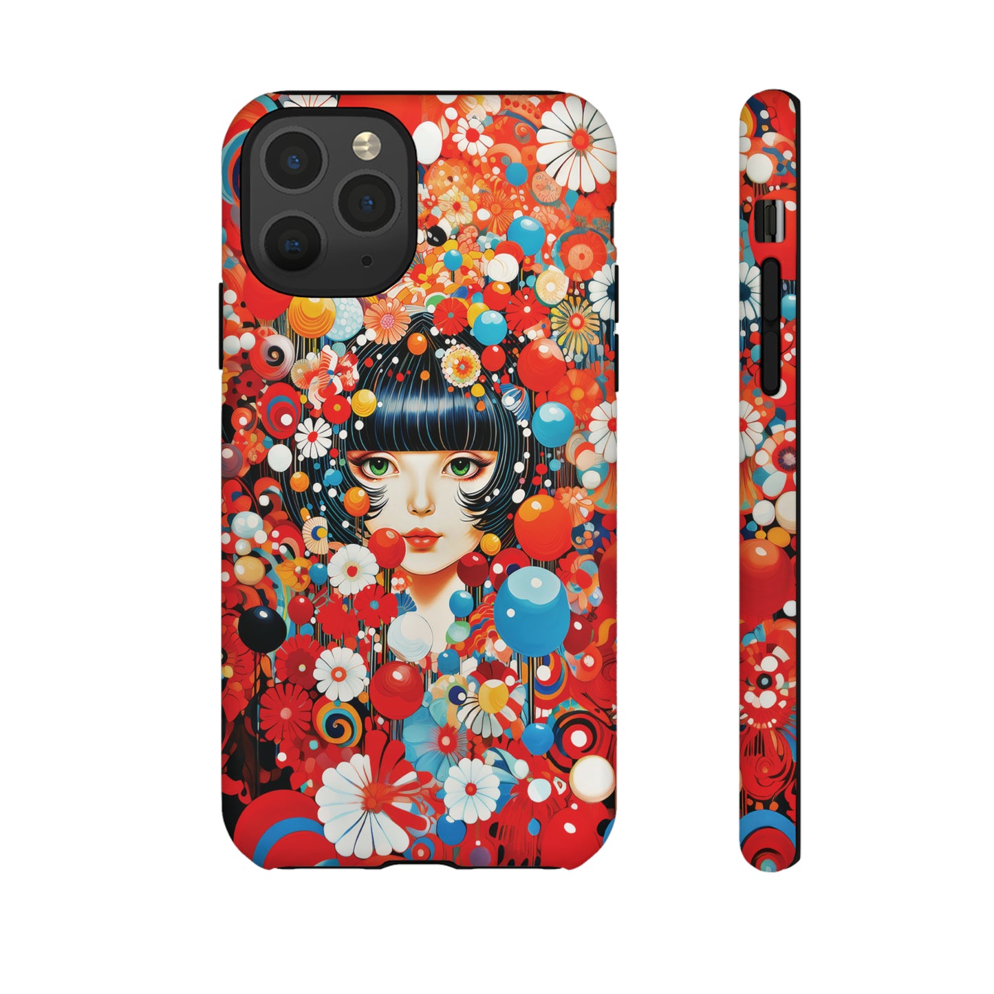 Girl in red blossoms Tough Cases