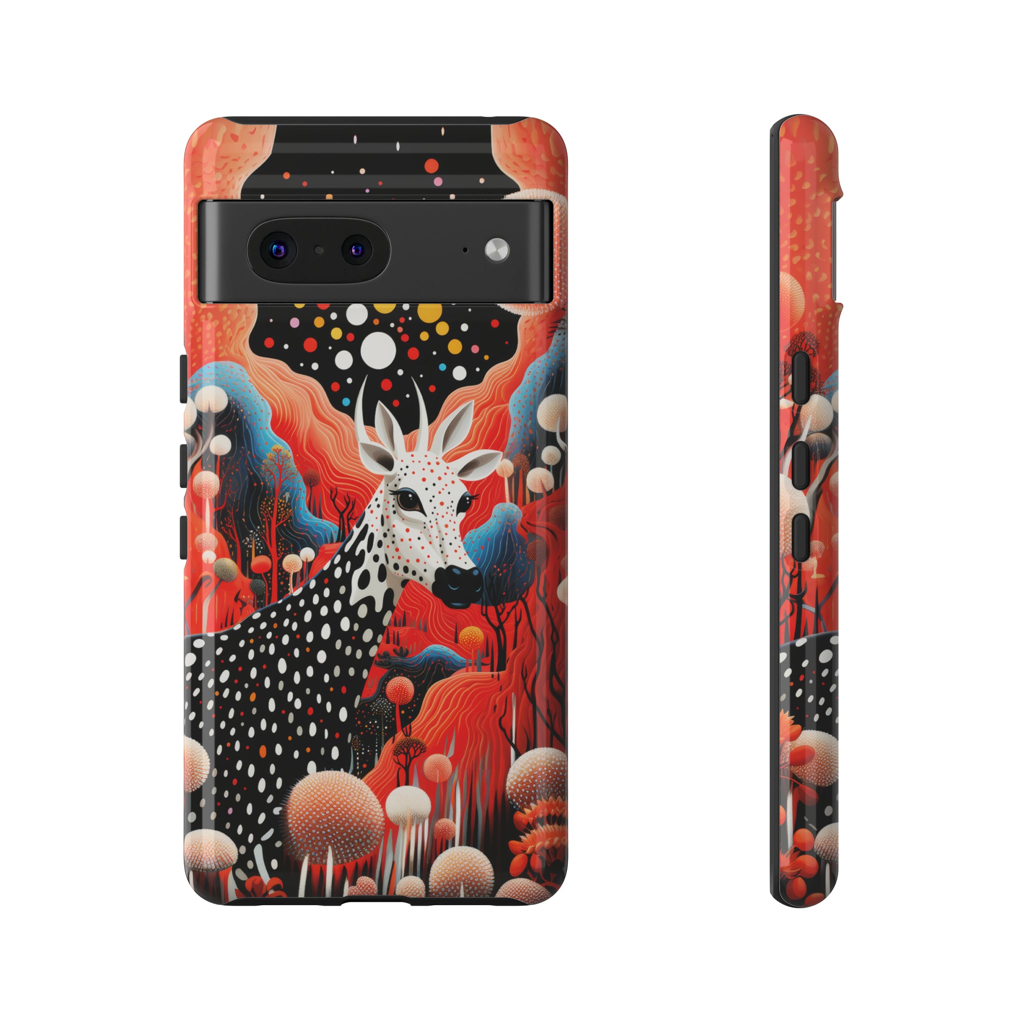 Spotted Elk in the rainbow forest Tough Cases