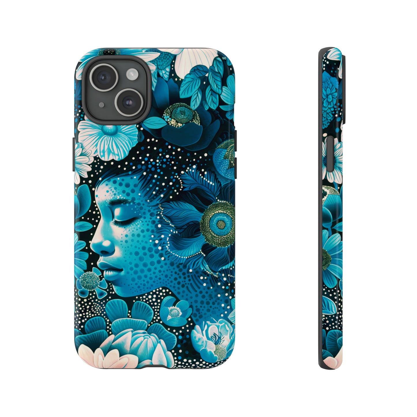 Girl in blue Tough Cases