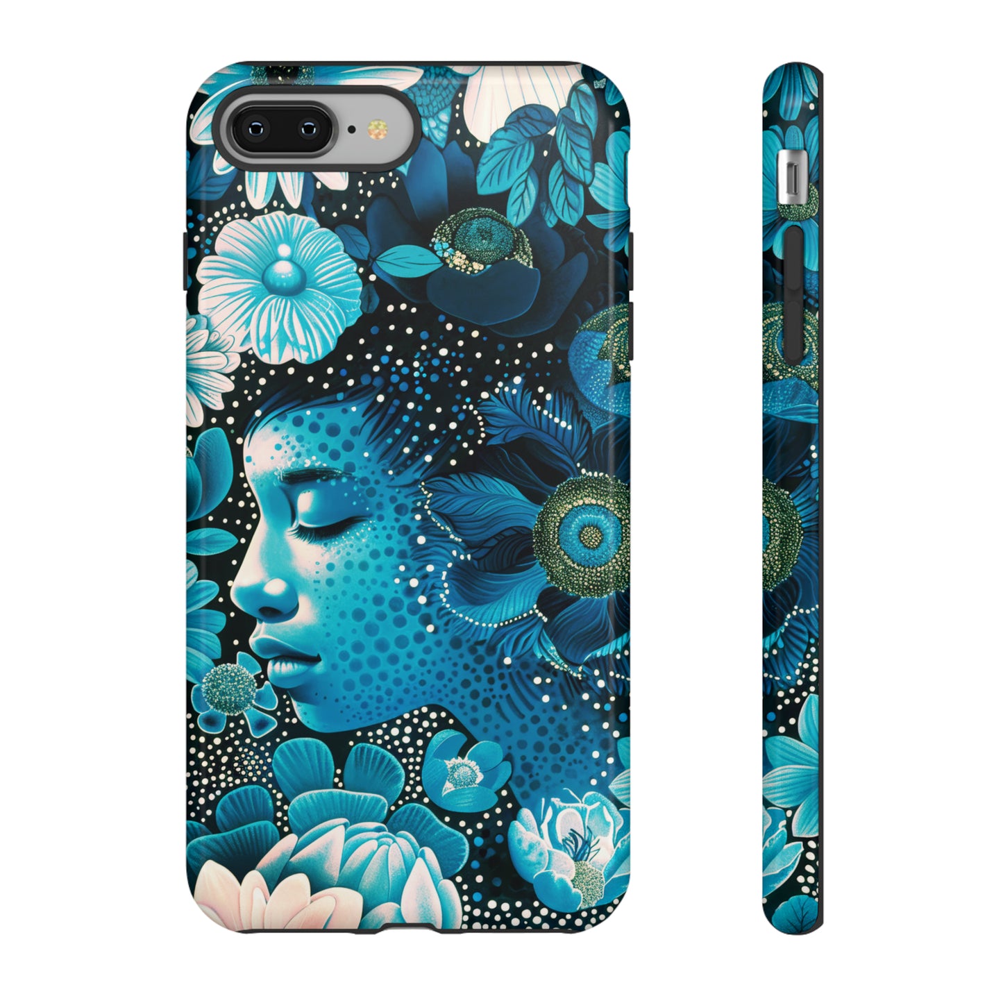 Girl in blue Tough Cases
