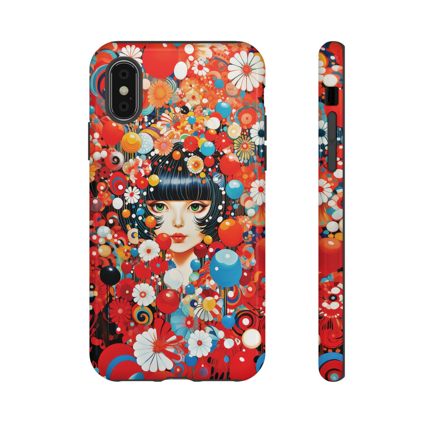 Girl in red blossoms Tough Cases