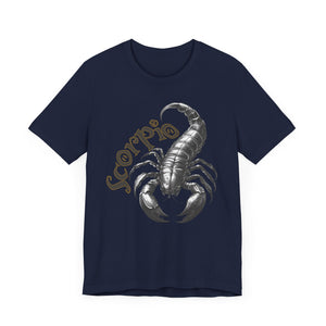 Scorpio Black & white Unisex Jersey Short Sleeve Tee