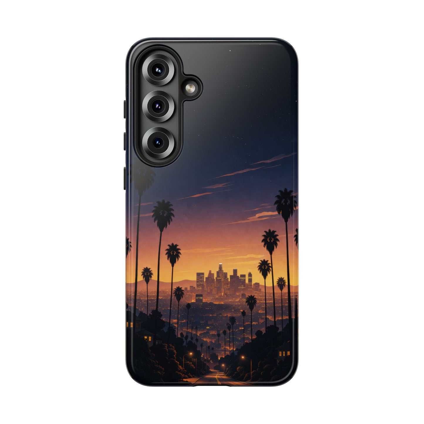 Los Angeles at Sunset Phone Case — Los Angeles Skyline Protective Case