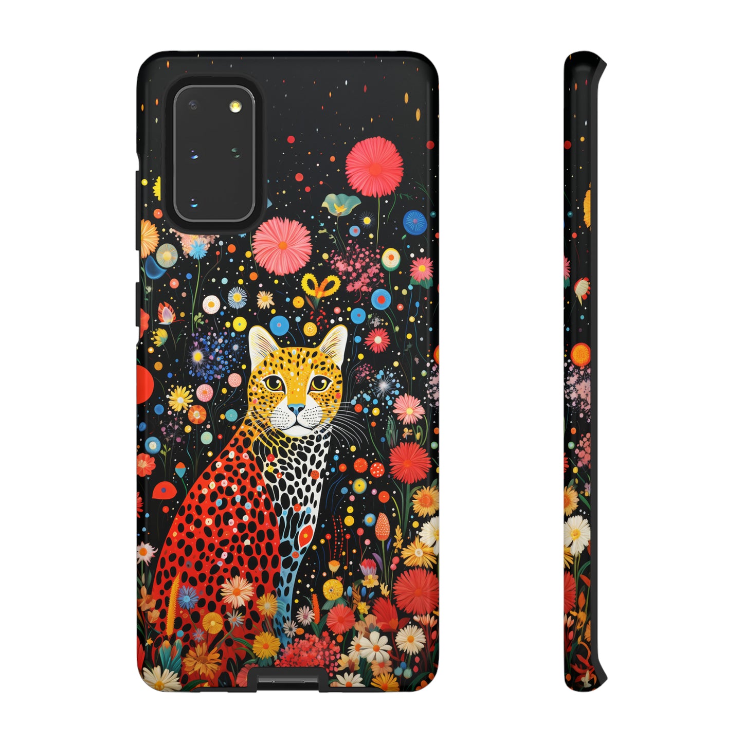 Cheetah in night flowers Tough Cases
