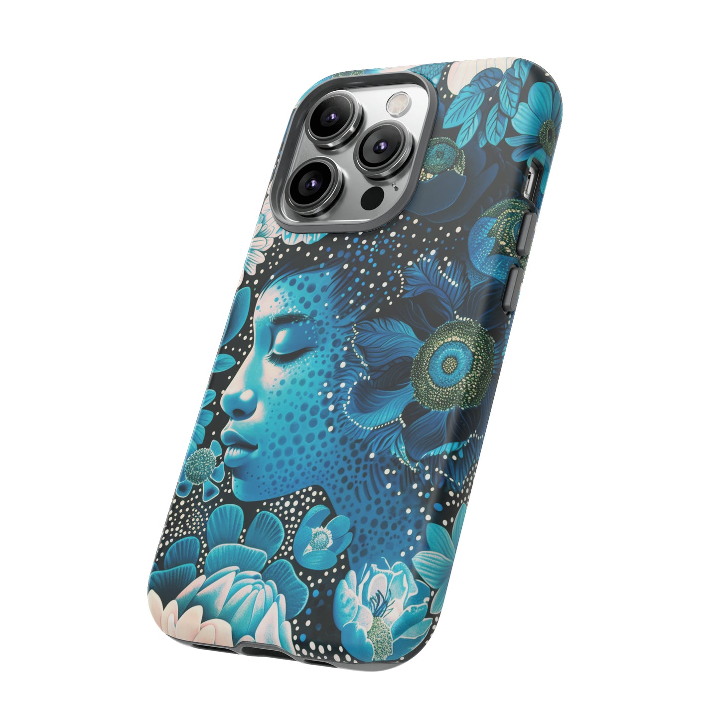 Girl in blue Tough Cases